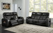 Boyington - 2 Pc. - Power Reclining Sofa And Loveseat - Black