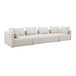Hangover - 145" Long Boucle Sofa - Cream