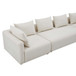 Hangover - 145" Long Boucle Sofa - Cream