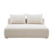 Hangover - Linen Modular Loveseat - Cream