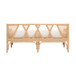 Jayla - Rattan Bench - Natural / White