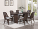 Cullen Dining Room Set in Brown by Crown Mark