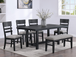 Guthrie Dining Room Set in Black by Crown Mark