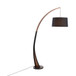 Noah - Floor Lamp - Walnut Wood Frame And Marble Base