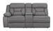 Higgins - LAF Power Loveseat - Gray