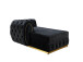 Jessie Double Chaise Sectional in Velvet