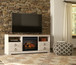 Willowton - TV Stand With Fireplace Option