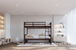 Elliot twin-over-twin bunk bed in Espresso finish, front view