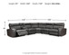 Samperstone - Power Reclining Sectional