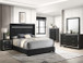 Gennro Bedroom Set in Black B9295 by Crown Mark