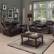 3 Piece Manual Leather Recliner Sofa Set GS3710