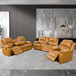 3 Piece Ginger Living Room Furniture Set