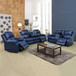 3 Piece Blue Living Room Furniture Sofa Set GS2888 by G Furniture