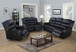 3 Piece Luxury Leather Reclining Living Room Set GS4111 by G Furniture
