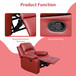 3 Piece Red Living Room Furniture Set