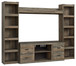 Trinell - 4-Piece Entertainment Center With 60" TV Stand