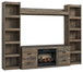 Trinell - 4-Piece Entertainment Center With 60" TV Stand