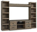 Trinell - 4-Piece Entertainment Center With 60" TV Stand