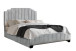 Maria Platform Bed in Velvet