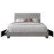 Manira Platform Bed in Velvet