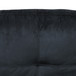 L Shape Sectional Couch with Large Ottoman in Blue