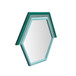 Lally - Velvet Prism Wall Mirror