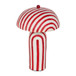 Maiori - Striped Papier Mache Table Lamp