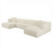 Tarra - Fluffy Oversized Corduroy Modular Sectional