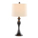 Ashland - 27" Metal Table Lamp (Set of 2) - Beige And Rubbed Bronze