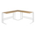 Roman - Office Desk L-Shaped Set - Beige