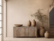 Xel-Ha - Console - Almond Brown