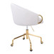 Claire - Task Chair - Gold Base