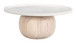 Savona - Coffee Table - White & Natural