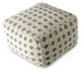 Kodi - Square Pouf - Pearl Silver