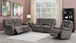 Bogata - Console Loveseat - Dark Gray