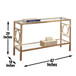 Olympia - Sofa Table - Gold