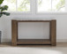 Libby - Sintered Stone Sofa Table - Brown