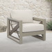 Dalilah - Patio Arm Chair - Gray