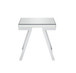 Alfresco - Mirrored Top Square End Table - Silver