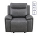 Gaston - Manual Recliner - Gray