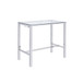 Lancy - Bar Table Single Pack (Table + Four Stools) - White