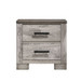 Millers Cove - 2-Drawer Nightstand - Distressed Gray
