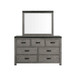 Wade - 7 Drawer Dresser & Mirror Set - Black