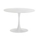 Isadora - 42" Round Dining Table - white (3A Packing)