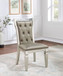 Adelina - Side Chair (Set of 2) - Champagne / Warm Gray