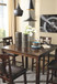 Bennox - Brown - DRM Counter Table Set (Set of 5)