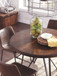 Centiar - Two-tone Brown - Round Dining Room Table