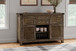 Moriville - Grayish Brown - Dining Room Server