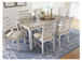 Skempton - White - Dining Room Table Set (Set of 7)