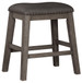 Caitbrook - Upholstered Stool (Set of 2) - Gray